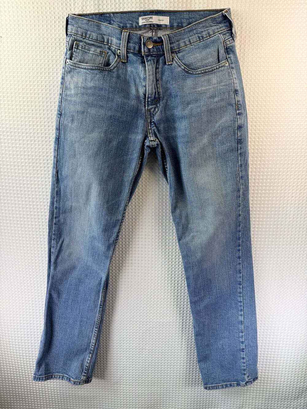 Signature by Levi Strauss & Co. Men's Straight Fit Denim Jeans 28X30